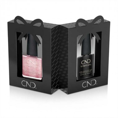 Box CND con smalto Vinilux Fragrant Freesia e Top Coat Vinylux